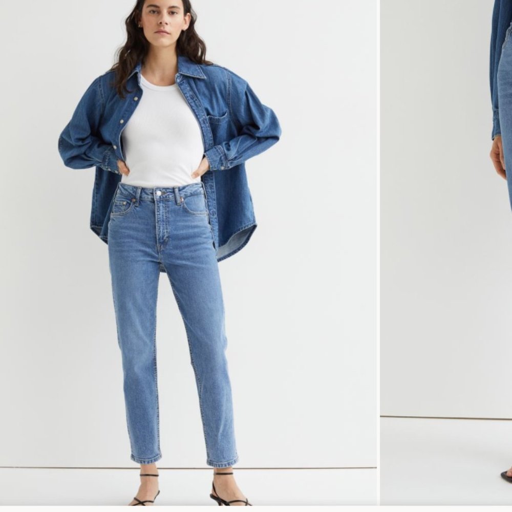 H&M Slim fit/High waist Jeans